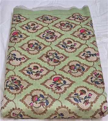 Premium Position Printed silk fabrics- Elegant Floral Design For Ethnic Wear